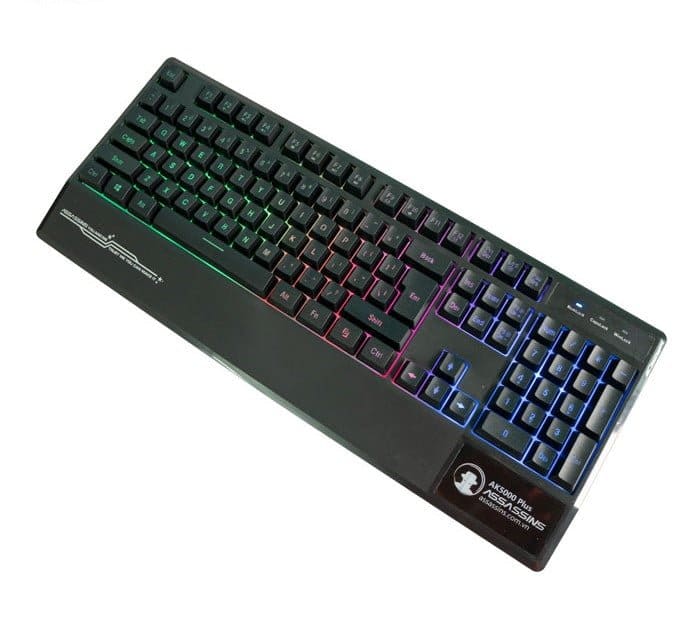Bàn Phím Giả Cơ Assassins AK-5000 Plus Led Gaming (Xám)