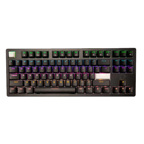 Bàn phím cơ có dây DAREU EK87 V2 Multi Led Đen